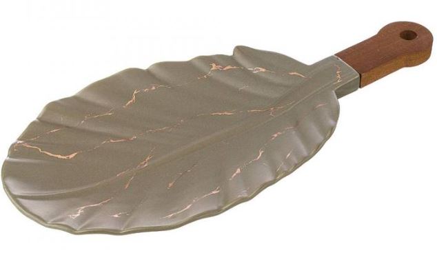 Блюдо Для Сервировки С Деревянной Ручкой Коллекция 